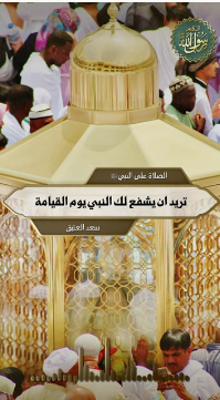 تريد ان يشفع لك النبي يوم القيامة